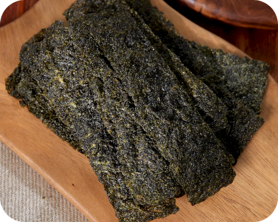 สาหร่ายแผ่นทอด